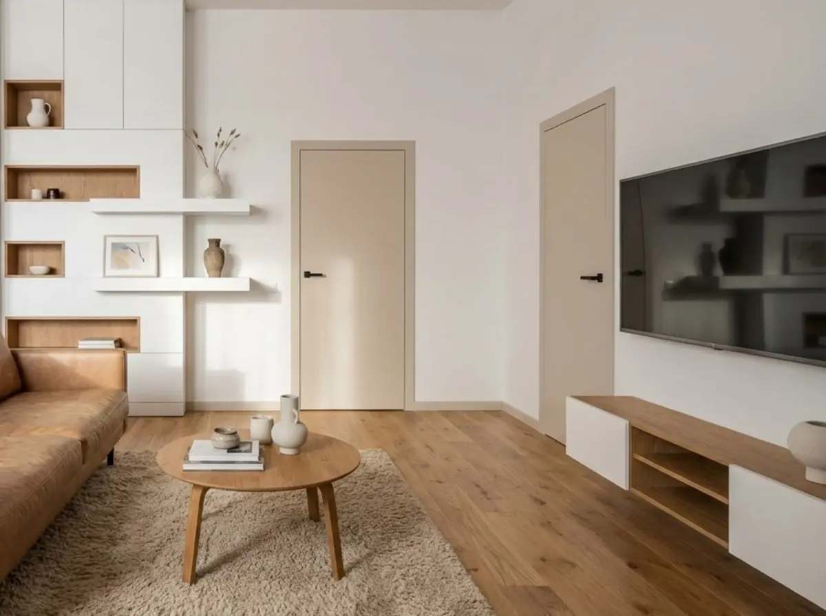 Architektonická vizualizace interiéru Byt 1.03 · Kaštan po rekonstrukci